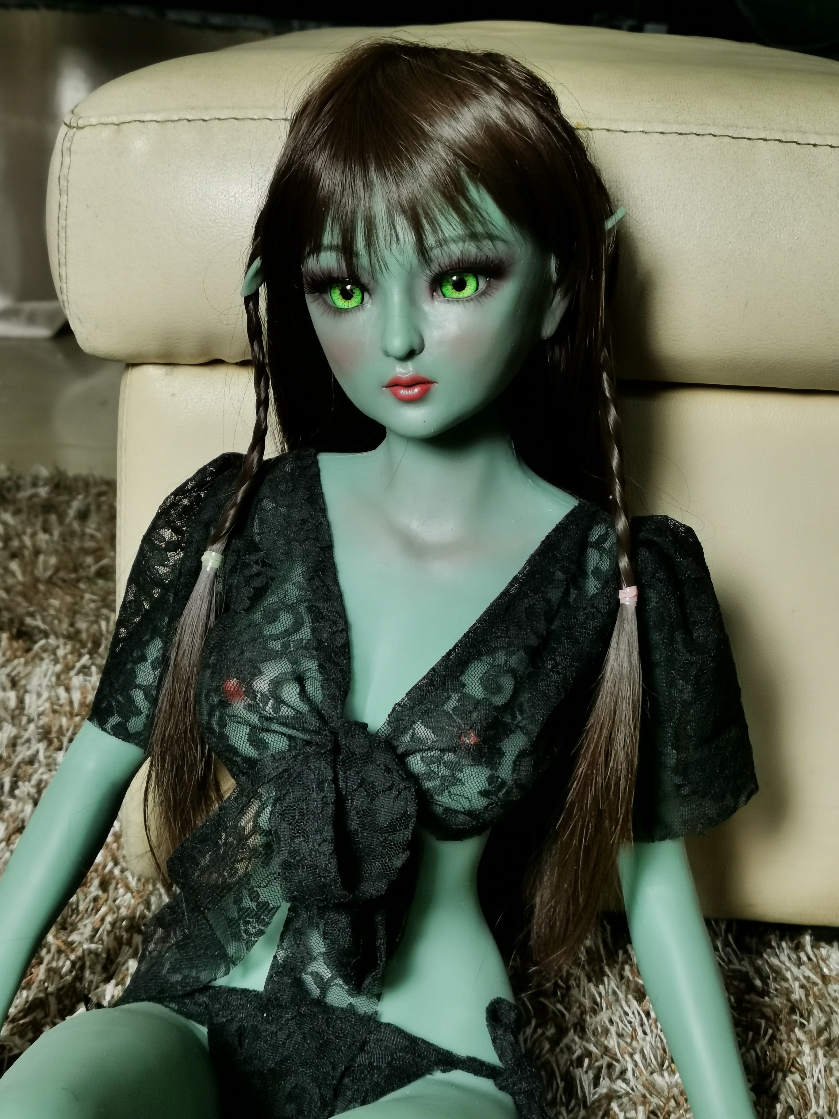 Jade - Special Anime Serie Platinum Silicone mini Joy Model Doll (80cm)